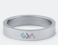 Silver Enamel High and Lows