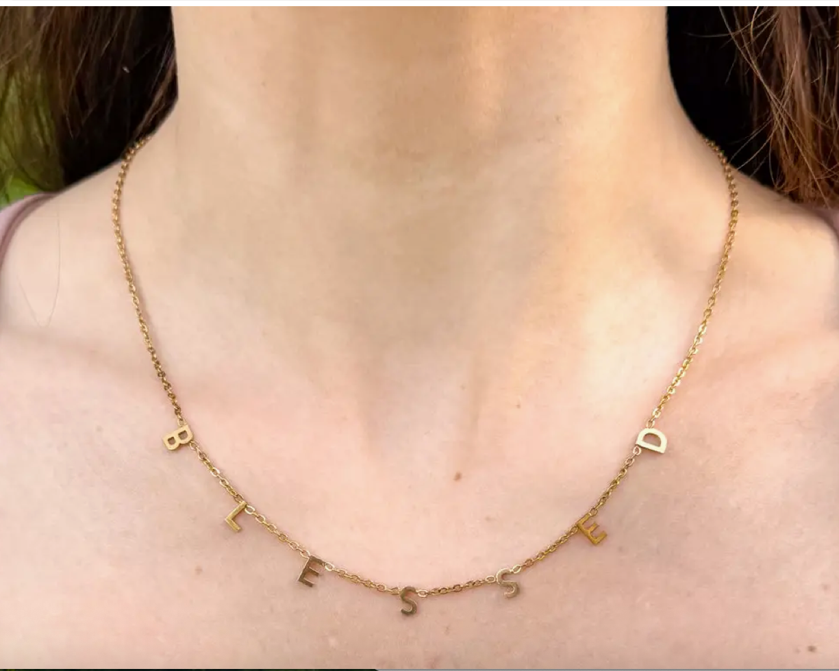 Blessed Dainty Necklace
